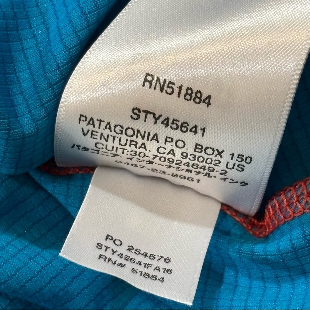 Patagonia capilene Base layer lightweight longsleeve top blue - Picture 11 of 11